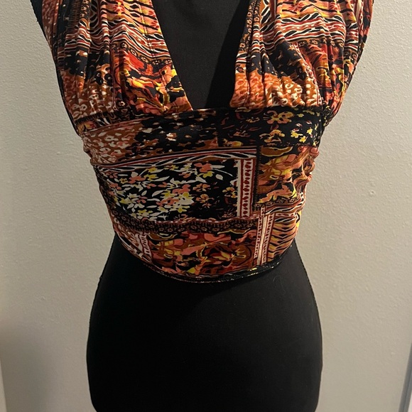 Free People Intimately, fun stretch halter with  neckline that is adjustable - Picture 5 of 5